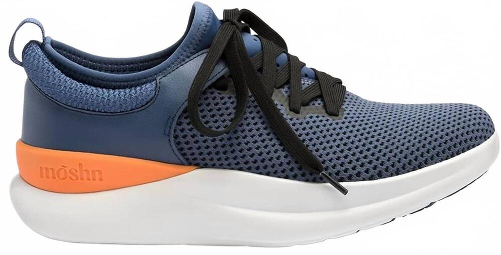 NEW MOSHN women's rhythm lace up shoes in blue indogo